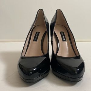 Nine West Kristal Patent Black Pumps